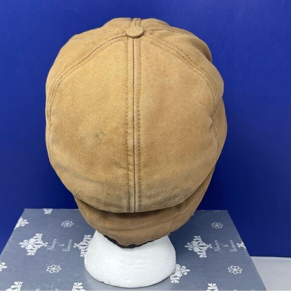 Carhartt Vintage Insulated Tan Cap with Ear Flaps Made In USA - Picture 5 of 9